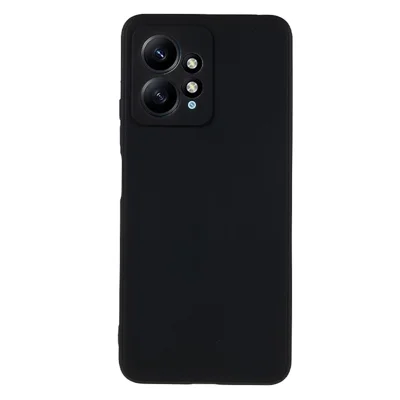 For Xiaomi Redmi Note 12 4G lige kant blød TPU telefonbeskyttelsesdæksel præcise udsparinger kamerabeskyttelse mod fald - sort