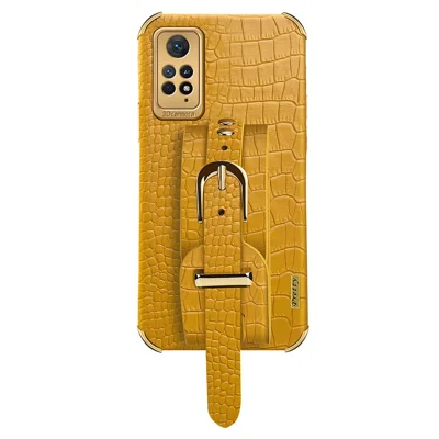 For Xiaomi Redmi Note 11 Pro 5G (Qualcomm) / Note 11 Pro 4G (MediaTek) Phone Case Electroplating Phone Shell - Yellow
