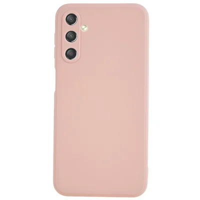 Back Shell for Samsung Galaxy A24 4G (162.1 x 77.6 x 8.3mm) Precise Cutout TPU Phone Case Straight Edge Phone Cover - Pink