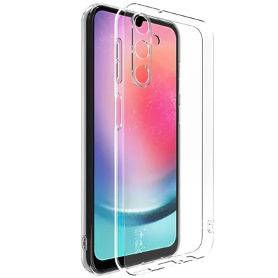 Cover per telefono IMAK serie UX-5 in TPU per Samsung Galaxy A24 4G (162,1 x 77,6 x 8,3 mm), custodia trasparente antigoccia