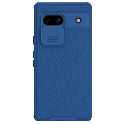 NILLKIN CamShield Pro Series for Google Pixel 7a Phone Case PC+TPU Phone Shell with Slide Camera Protector - Blue