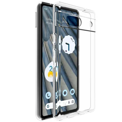 IMAK UX-5 Series For Google Pixel 7a Crystal Clear Case TPU Shockproof Phone Cover - Transparent