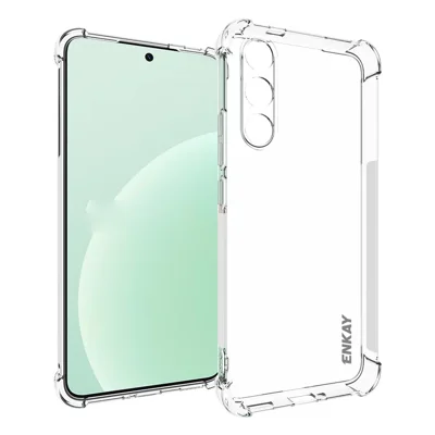 ENKAY HAT PRINCE Per Meizu 20 Anti-slip Strip Edge TPU Clear Phone Cover Custodia Telefonica Antipoussière