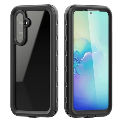 REDPEPPER A Series IP68 Waterproof Phone Case for Samsung Galaxy A54 5G Transparent PC+TPU Cover