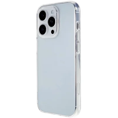 Coque de téléphone TPU Super Slim pour iPhone 15 Pro, Coque de téléphone cellulaire transparente et anti-poussière