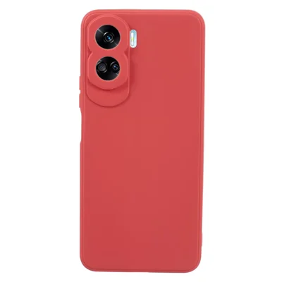 Straight Edge Phone Case for Honor X50i 5G / 90 Lite 5G , Precise Cutout Soft TPU Phone Cover - Red