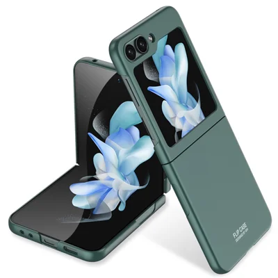 GKK For Samsung Galaxy Z Flip5 5G Shockproof Case Ultra Slim Hard PC Phone Cover - Green