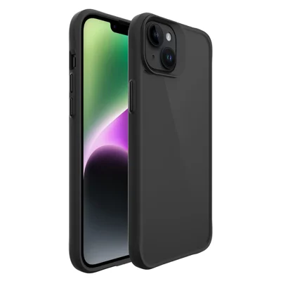 Combat X Mode Series für iPhone 15 Vier-Ecken-Schockabsorbierende Handyhülle TPU + PC Rückseite - Schwarz