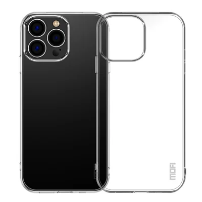 Coque de téléphone transparente MOFI pour iPhone 15 Pro, étui de protection en TPU souple antichoc