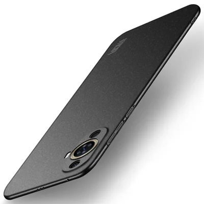 MOFI Shield Matte Series For Huawei nova 11 / nova 12s 4G / nova 12 Lite 4G Hard PC Phone Case Fingerprint-free Frosted Phone Cover - Black