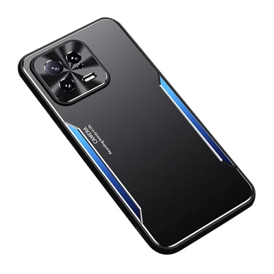 Anti-Rost-Aluminiumlegierungs-TPU-Handyhülle für Xiaomi 13 Fallschutz Handyhülle - Blau