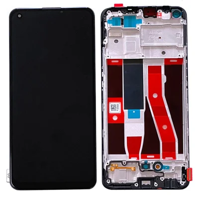 For Oppo A94 / Reno5 Lite Grade C OLED Screen and Digitizer Assembly + Frame Repair Part (Without Logo)