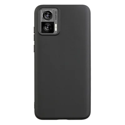 For Motorola Edge 30 Neo 5G Anti-scratch Phone TPU Case Matte Fingerprint-free Phone Cover - Black