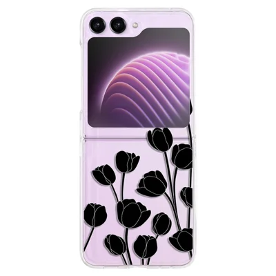 Hard PC Phone Case for Samsung Galaxy Z Flip5 5G , Pattern Printing Protective Phone Cover - Z63