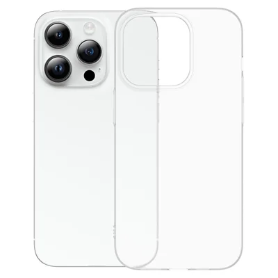 Voor iPhone 14 Pro Max Krasbestendige Hoesje Matte Afwerking Telefoonhoes Ultra-dun Harde PP Telefoonhoes - Transparant