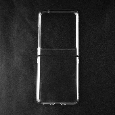 For Motorola Razr 40 Ultra 5G Transparent PC Phone Case Two-Piece Design Phone Cover