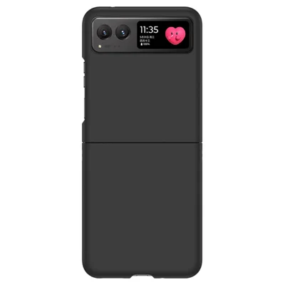 For Motorola Razr 40 5G Shockproof Hard PC Phone Case Ultra-thin Skin-touch Back Cover - Black