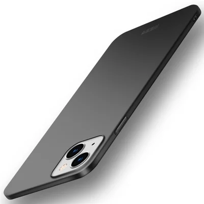 MOFI JK PC Series-1 Schild für iPhone 15 matter PC-Handyhülle, staubdicht, Handycover - Schwarz
