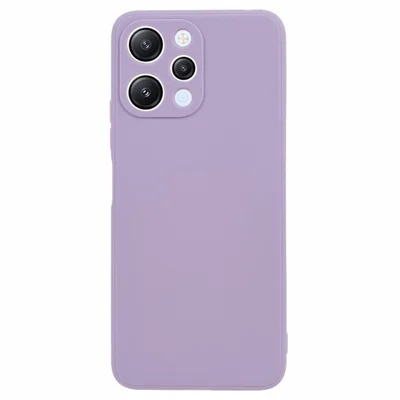 Soft TPU Phone Cover for Xiaomi Redmi 12 4G , Precise Cutout Straight Edge Cell Phone Cover - Purple
