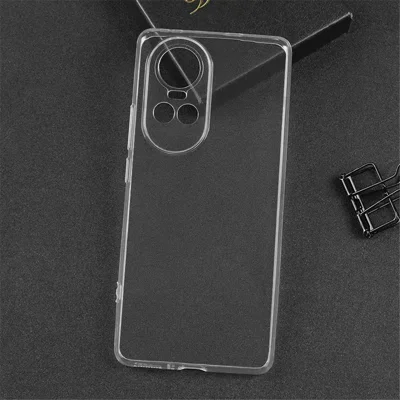 Clear TPU Phone Case for Oppo Reno10 5G (Global) Precise Cutouts Ultra-Thin Mobile Phone Cover