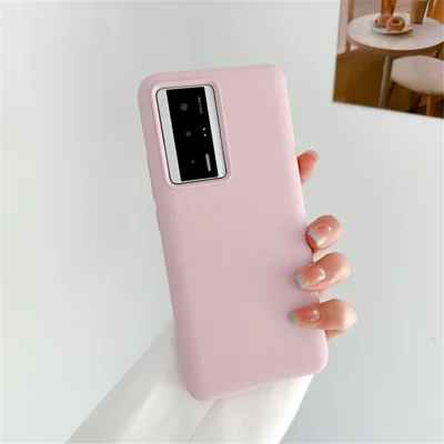 For Xiaomi Redmi K60 5G / K60 Pro 5G / Poco F5 Pro 5G Anti-Scratch Lining Phone Case Liquid Silicone+PC Cover Shell - Pink