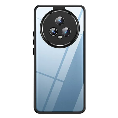 For Honor Magic5 TPU + Hard PC Clear Phone Cover Transparent Anti-scratch Cell Phone Case