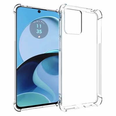For Motorola Moto G14 4G Soft TPU Cell Phone Case Super Transparent Anti-Slip Mobile Phone Cover