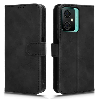 Coque pour Blackview OSCAL C80, Housse étui Antichoc en Cuir PU avec Motif Papillon Porte Carte