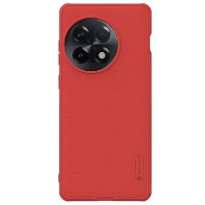 NILLKIN Super Frosted Shield Pro for OnePlus Ace 2 Pro 5G PC+TPU Case Anti-scratch Matte Phone Cover - Red