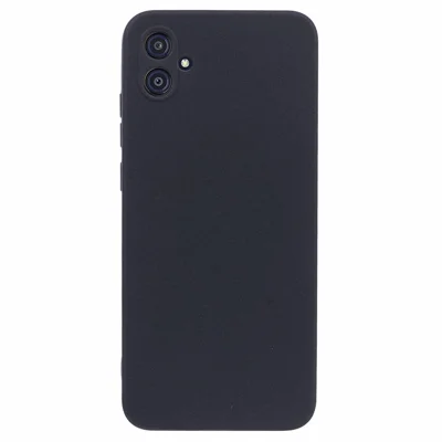 For Samsung Galaxy M04 4G / F04 4G  / A04e 4G TPU Phone Case Double-Sided Matte Phone Cover - Black