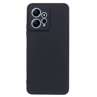 For Xiaomi Redmi Note 12 4G TPU Phone Case Double-Sided Matte Anti-scratch Back Cover - Black