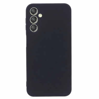 For Samsung Galaxy A24 4G (162.1 x 77.6 x 8.3mm) Double-Sided Matte Phone Case Anti-scratch TPU Cover - Black