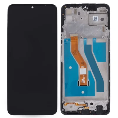 For T-Mobile REVVL V+ 5G Grade S LCD Screen and Digitizer Assembly + Frame Replacement Part (without Logo)