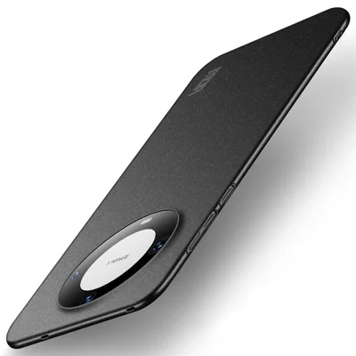MOFI Shield Matte Serie til Huawei Mate 60 Pro Hård PC-telefonbeskyttelse Mod støv og fingeraftryk Telefoncover - Sort