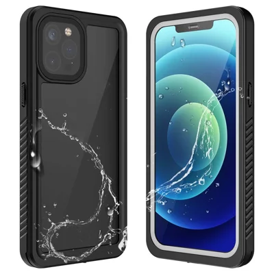For iPhone 12 Pro FS Series IP68 Waterproof Dustproof Case Clear Full Body Shockproof Phone Cover
