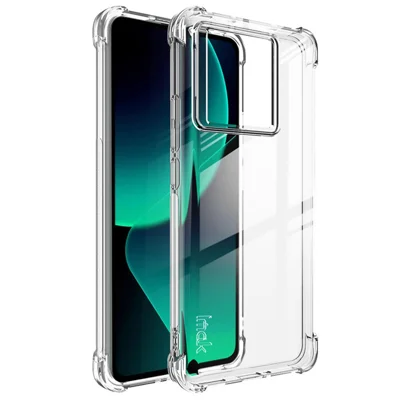 IMAK Für Xiaomi 13T / 13T Pro Airbag-Eck-Sturzschutz-Handyhülle Transparente TPU-Hülle - Transparent