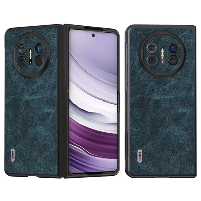 ABEEL For Huawei Mate X5 Case Litchi Texture PU Leather+TPU+PC Anti-drop Phone Cover - Blue