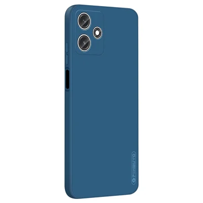 PINWUYO JK Touching Series for Xiaomi Redmi 12 5G (Global) / Redmi Note 12R 5G / Poco M6 Pro 5G Case Soft TPU Phone Cover - Navy Blue
