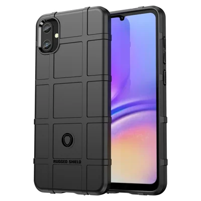 Чехол для Samsung Galaxy A05 4G, тонкий и прочный ТПУ-чехол, противопылевой корпус - черный