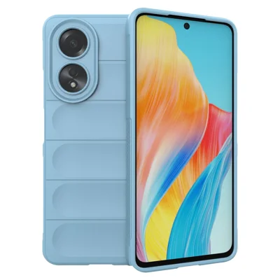 Obudowa TPU na Oppo A58 4G odporna na upadki, tylna pokrywa na telefon - jasnoniebieska