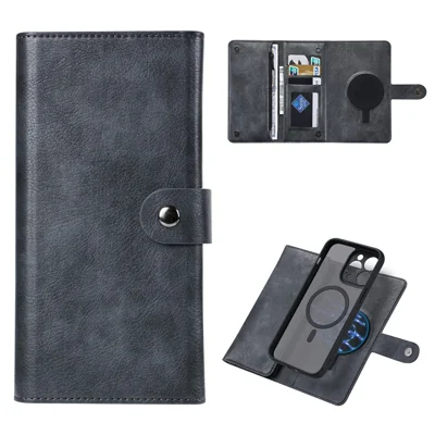 VILI GVB Serie für iPhone 13 Pro, abnehmbare 2-in-1-Handyhülle, kompatibel mit MagSafe - Schwarz