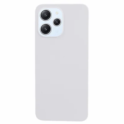For Xiaomi Redmi 12 4G Case Anti-drop Rubberized PC Cell Phone Cover - White
