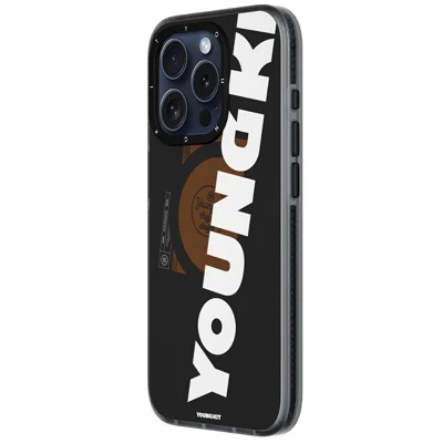 Youngkit Para Iphone 15 Pro Max Case Compatível Com Magsafe Anti-Drop TPU IMD Telefone - Preto