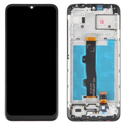För Motorola Moto E7i Power / Moto E7 Power Grade B LCD-skärm och digitizerförsamling + Ram ersättningsdel (utan logotyp)