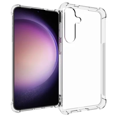 Per Samsung Galaxy S24+ Custodia Antiscivolo Trasparente Cover Telefono TPU