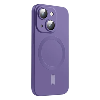 Étui ENKAY HAT PRINCE pour iPhone 15 compatible avec MagSafe, coque de téléphone anti-chute en TPU - Violet