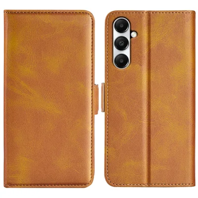 For Samsung Galaxy A05s 4G Case Drop Protection Leather Wallet Stand Phone Cover - Yellow