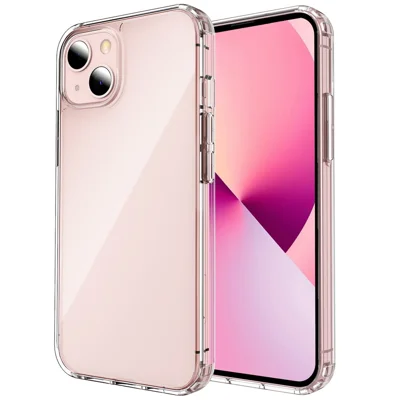 AHASTYLE PC06-N For iPhone 15 Protective Cover Clear PC+TPU Phone Case - Transparent