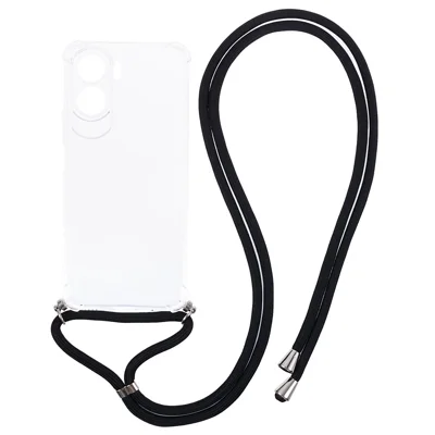 For Honor X50i 5G / 90 Lite 5G Handyhülle Präzise Ausschnitte TPU Handyhülle mit Lanyard