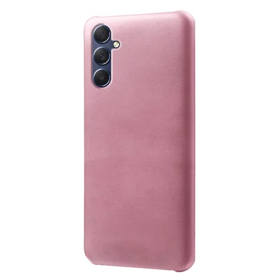For Samsung Galaxy A05s 4G Case PU Leather + PC Cover Case Ultra-Thin Calf Texture Phone Shell - Rose Gold